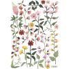 Planche de stickers A3 fleurs Queyran  par Lilipinso