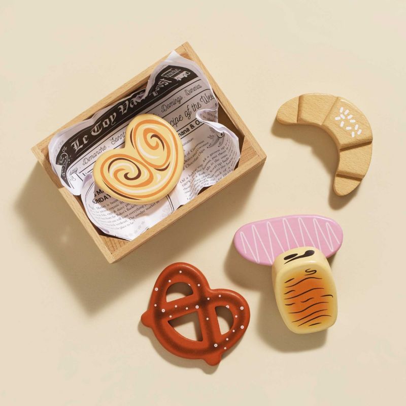 Cagette de pâtisseries et viennoiseries en bois FSC Le Toy Van Ambiance 2