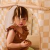Tente de jeu à carreaux beige Kid's Concept Ambiance 6