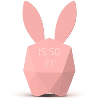 Réveil connecté lapin Cutie Clock Pink