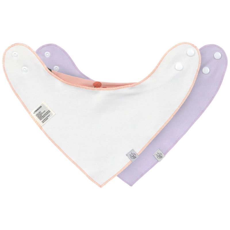Lot de 2 bavoirs bandanas avec col bénitier Happy Fruits Cerise Lässig Produit 2