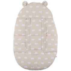 Chancelière déperlante en sherpa beige