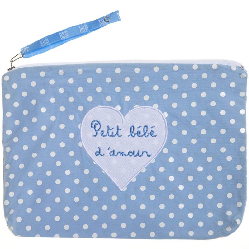 Pochette brodée Petit bébé d’amour  BB & Co