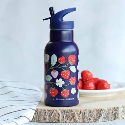 Gourde isotherme Fraises (350 ml) - Reconditionné A Little Lovely Company