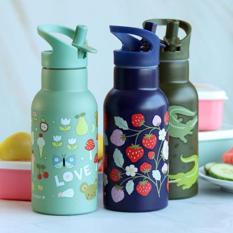 Gourde isotherme Fraises (350 ml) - Reconditionné A Little Lovely Company Produit 6