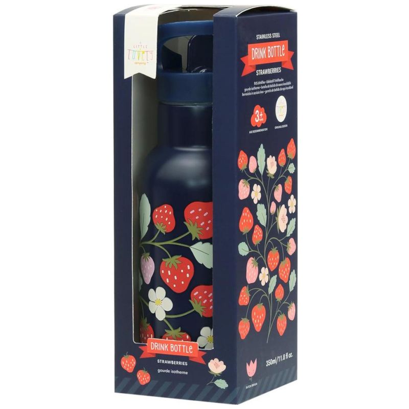 Gourde isotherme Fraises (350 ml) - Reconditionné A Little Lovely Company Produit 7