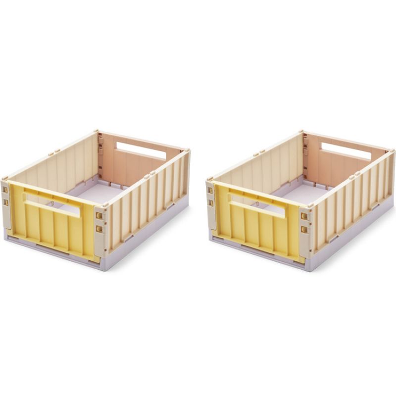 Lot de 2 caisses de rangement Weston M Jojoba multi mix Liewood