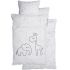 Housse de couette (100 x 140 cm) et taie (40 x 60 cm) Dreamy Dots blanc - Done by Deer