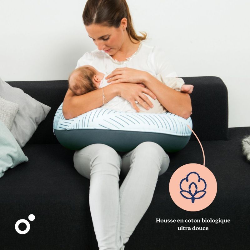 Coussin de maternité Doomoo Ethnic petrol Doomoo Ambiance 7