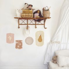 Planche sticker Lampions Crème (35 x 45 cm) - Mimi'lou