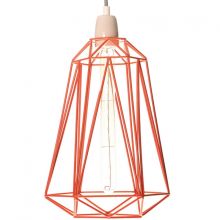 Lampe baladeuse Diamond 5 orange  par FilamentStyle