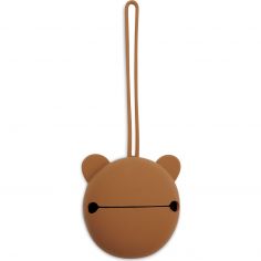 Range sucette en silicone Caramel - Jollein