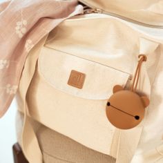 Range sucette en silicone Caramel