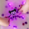 Personnage Lila violet et 2 cubes lumineux  par Glo Pals