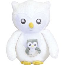 Peluche Chouette et son bébé (44 cm)  par Trois Kilos Sept