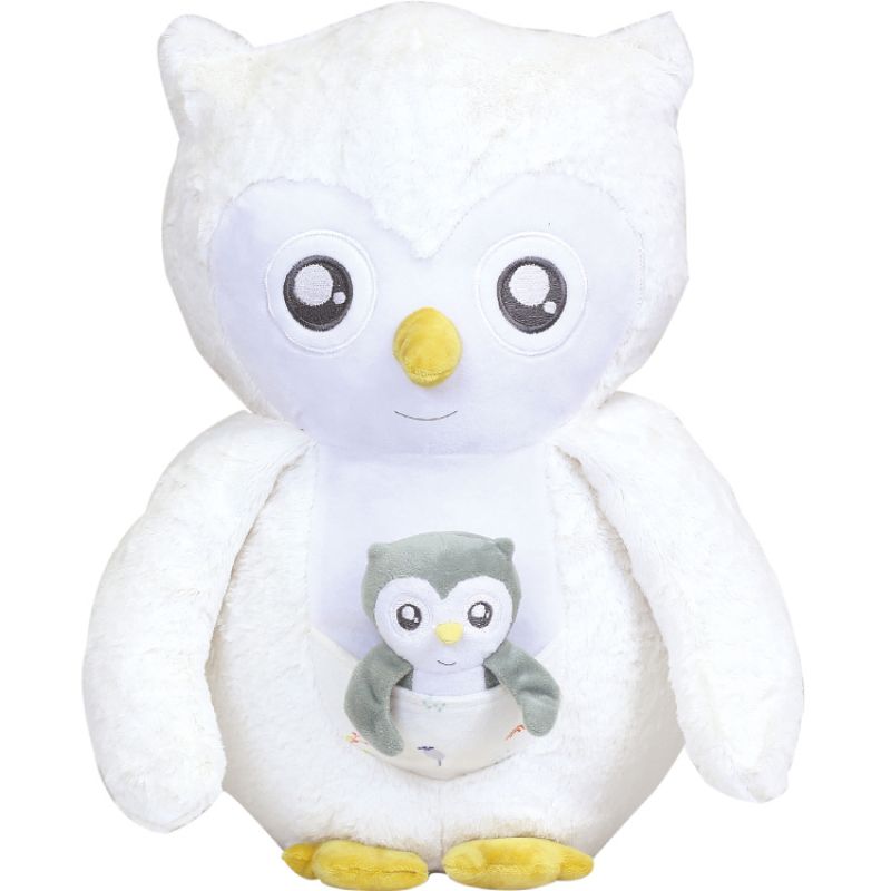 Peluche Chouette et son bébé (44 cm) Trois Kilos Sept