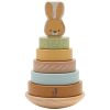 Tour à empiler en bois Bunny Luz Jollein Produit 1
