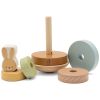 Tour à empiler en bois Bunny Luz Jollein Produit 3