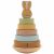 Variation Multicolore du produit Tour à empiler en bois Bunny Luz de la marque Jollein