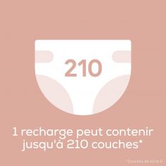 Pack de 6 recharges octogonales pour poubelle à couches Dress Up