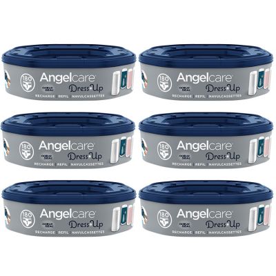 Angelcare - Pack de 6 recharges octogonales pour poubelle à couches Dress Up