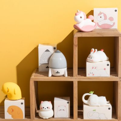 Veilleuse tactile en silicone chat (12 cm)