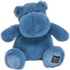 Peluche Hippo bleu (25 cm)