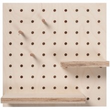 Panneau perforé pegboard carré (30 x 30 cm)  par Little Anana