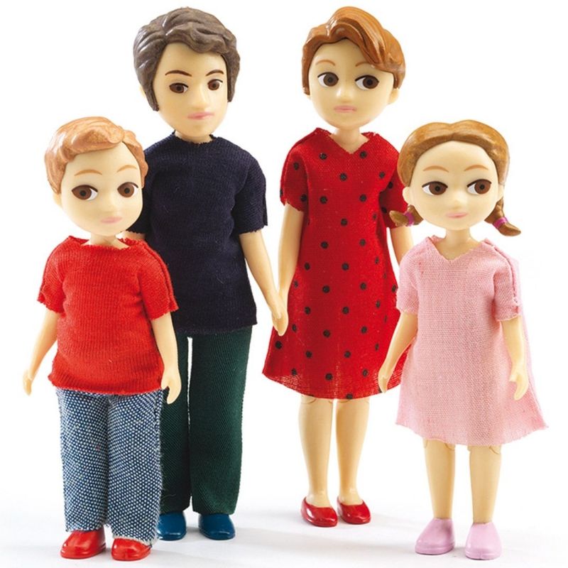 Poupées famille de Thomas et Marion Djeco