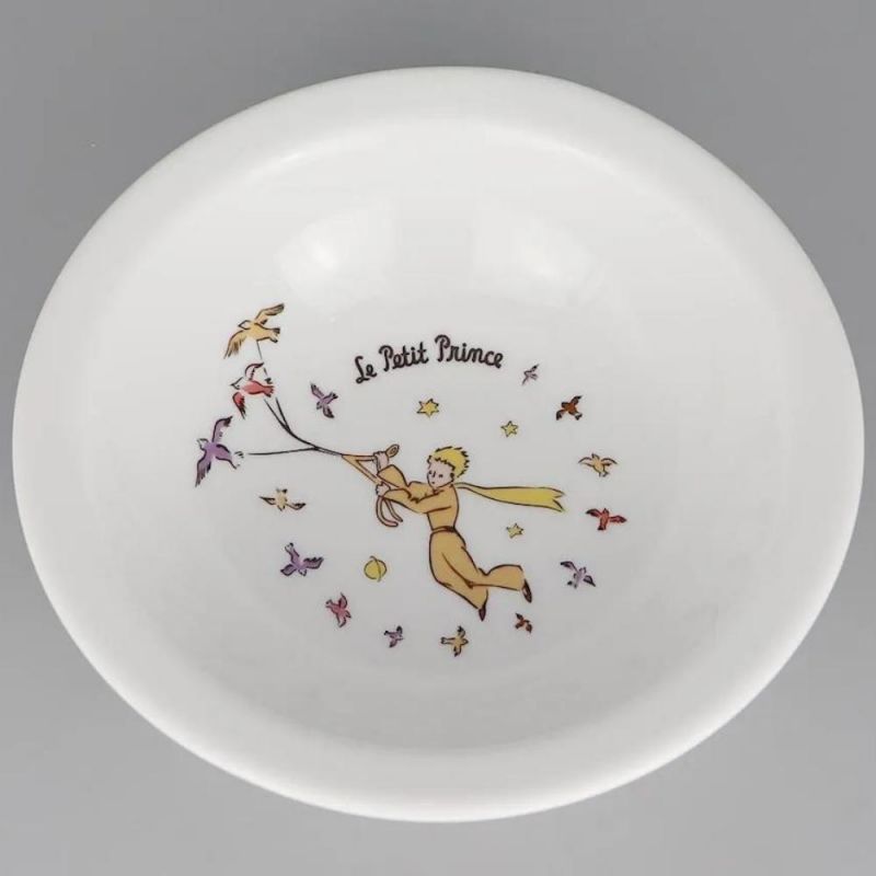 Assiette creuse en porcelaine Le Petit Prince Aubry-Cadoret