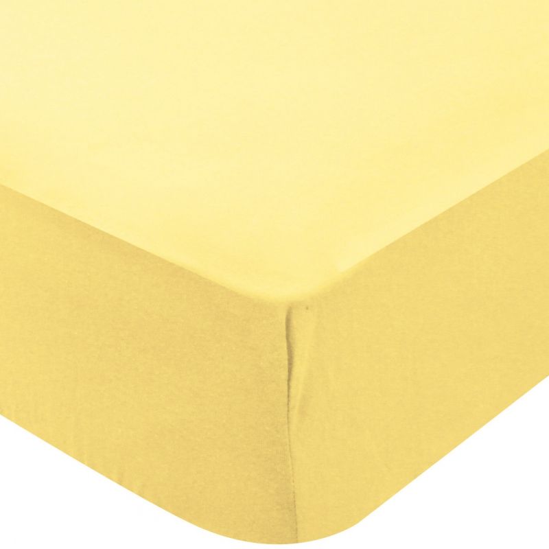 Drap housse de berceau jersey paille (50 x 100 cm) Domiva