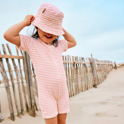 Bob réversible anti-UV Rayures d'été (6-12 mois)