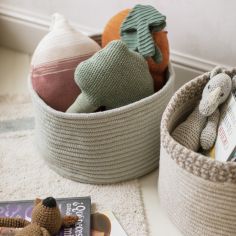 Panier de rangement Gram vert d'eau (35 x 20 cm)