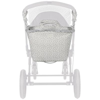 Sac à langer Little Bloom Fleurs Gris