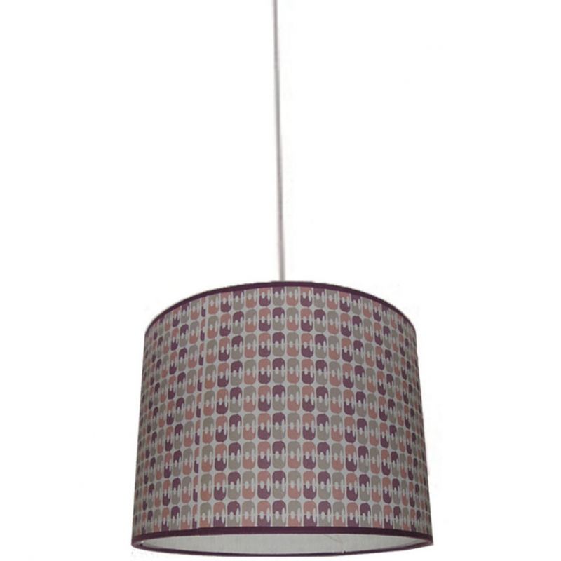 Abat-jour éléphant rose pour suspension ou lampe AFKliving