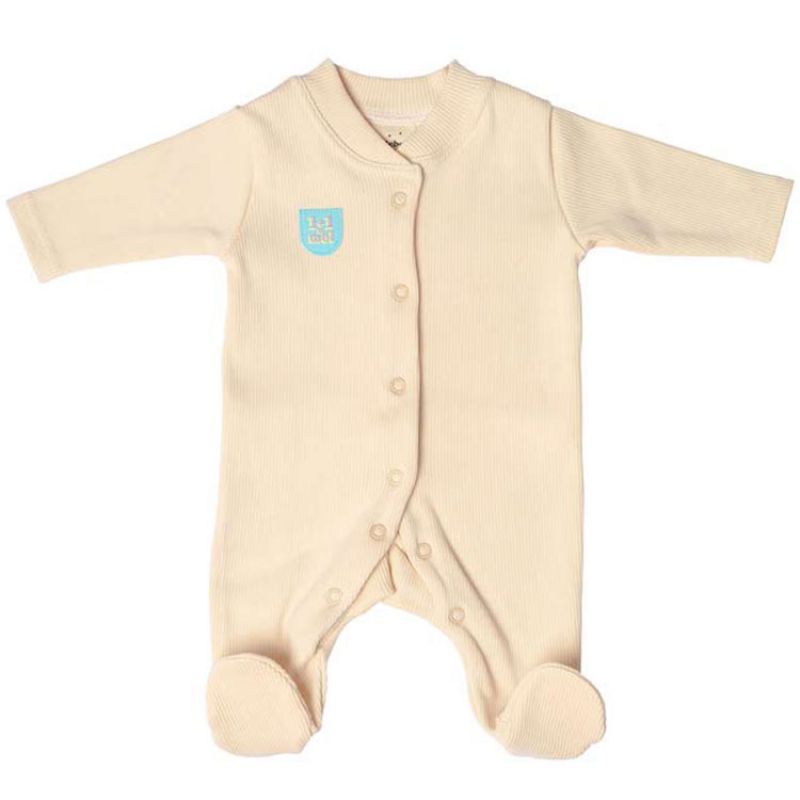 Pyjama léger 1 + 1 = moi crème (3 mois)  BEBEL