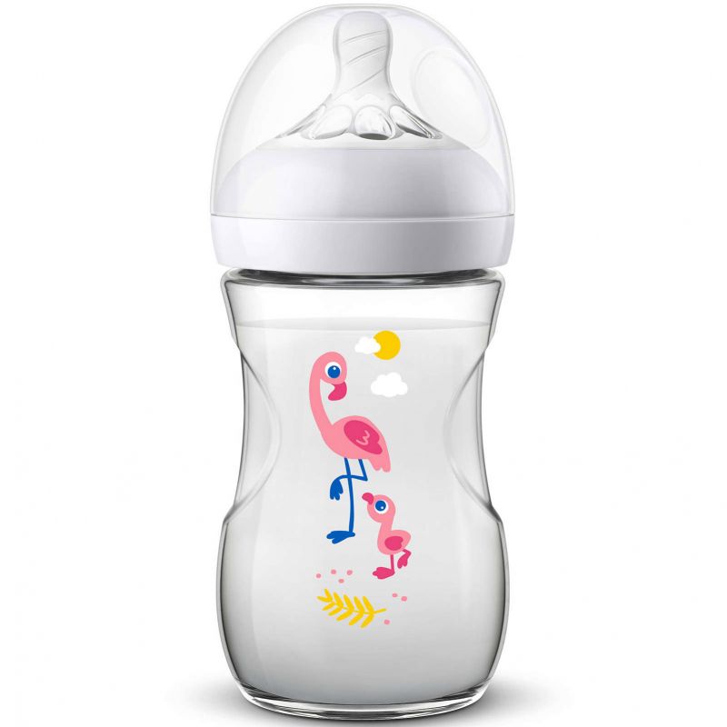 Biberon Natural flamant safari (260 ml) Philips AVENT