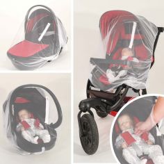 Moustiquaire zippée 3 en 1 blanche - Trois Kilos Sept
