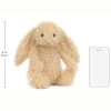 Peluche Bashful Luxe Lapin Curly (31 cm) Jellycat Produit 5