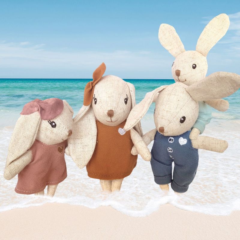 Famille lapin (4 personnages) Speedy Monkey Ambiance 2