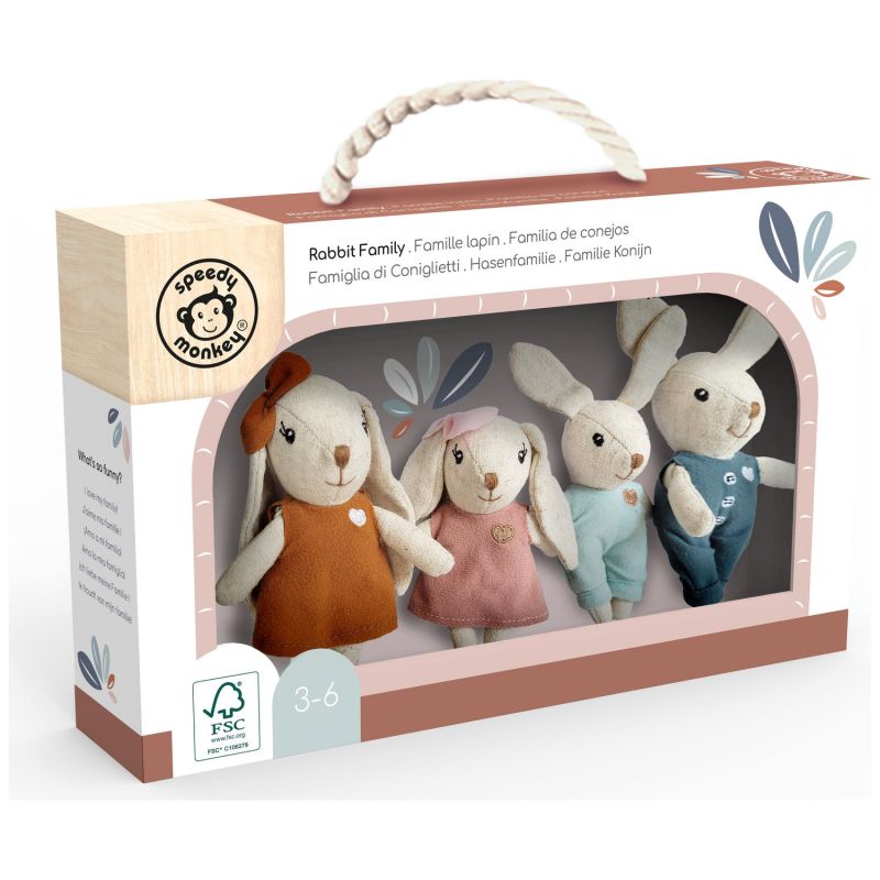Famille lapin (4 personnages) Speedy Monkey Packaging 7