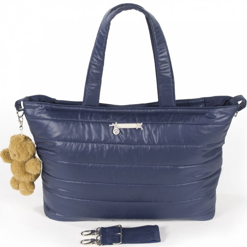 Sac à langer à anses Aspen bleu foncé Pasito a pasito