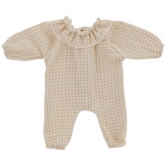 Tenue pour poupée Petits Carreaux (avec col) - Atelier Wagram