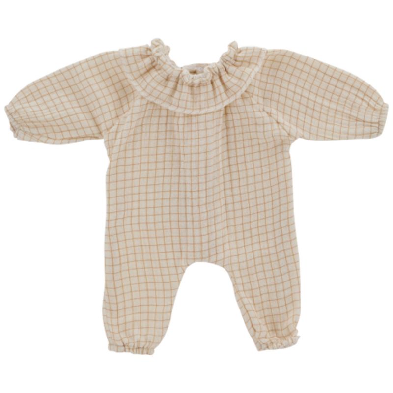 Tenue pour poupée Petits Carreaux (avec col) Atelier Wagram Produit 1