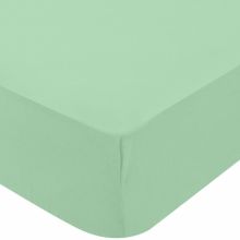 Drap housse de berceau jersey vert (40 x 80 cm)  par Domiva