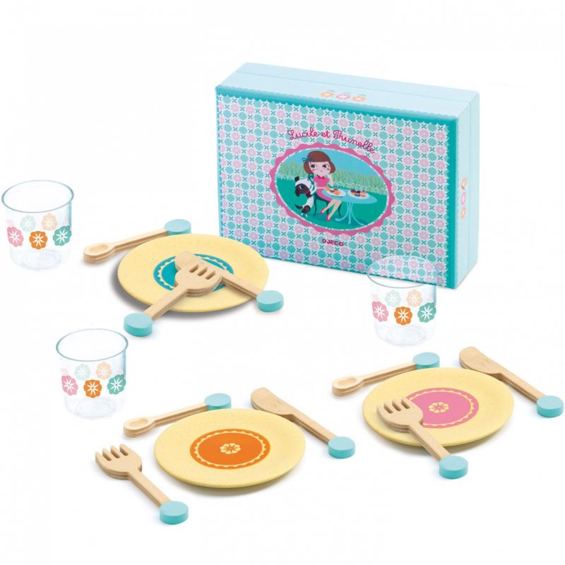 Jeu de dînette en bois Lucile et Marcel Djeco