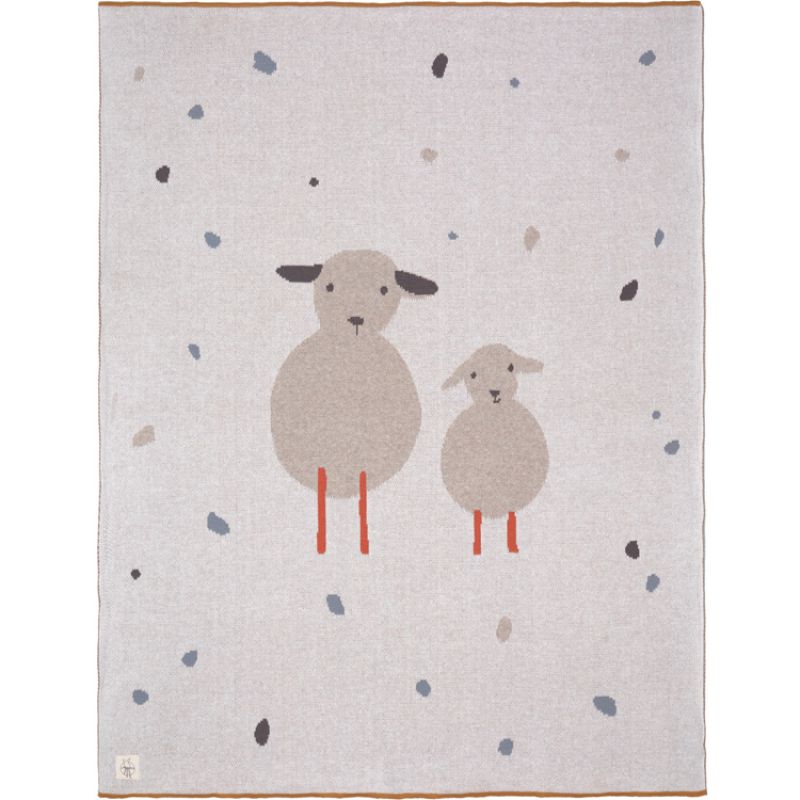 Couverture en coton bio Tiny Farmer (75 x 100 cm) Lässig