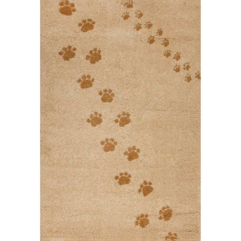 Tapis Empreintes beige (100 x 150 cm) AFKliving