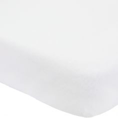 Drap housse en coton Blanc (40 x 80 cm) - Trois Kilos Sept