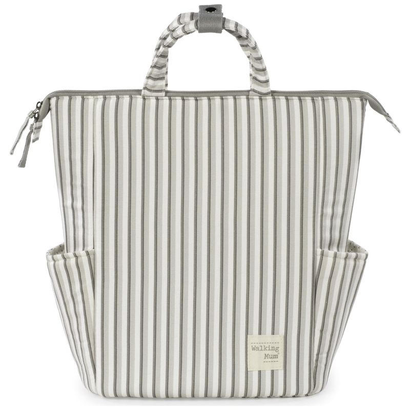 Sac à dos à langer Botton Rayures Walking Mum Produit 1